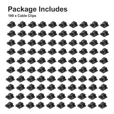 极速100pcs Fixing Car Space SavinDg Wall Cable Clip R Shape