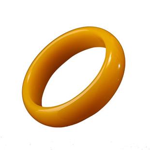 极速手镯玉黄款天然鸡油玉镯女黄龙玉石蜜K蜡金丝和田子女子带