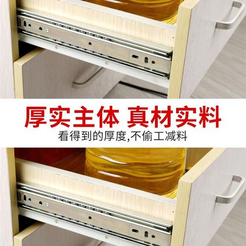 极速抽屉轨道滑轨加厚阻尼缓冲静音三节轨不锈钢侧装键.盘橱柜滑