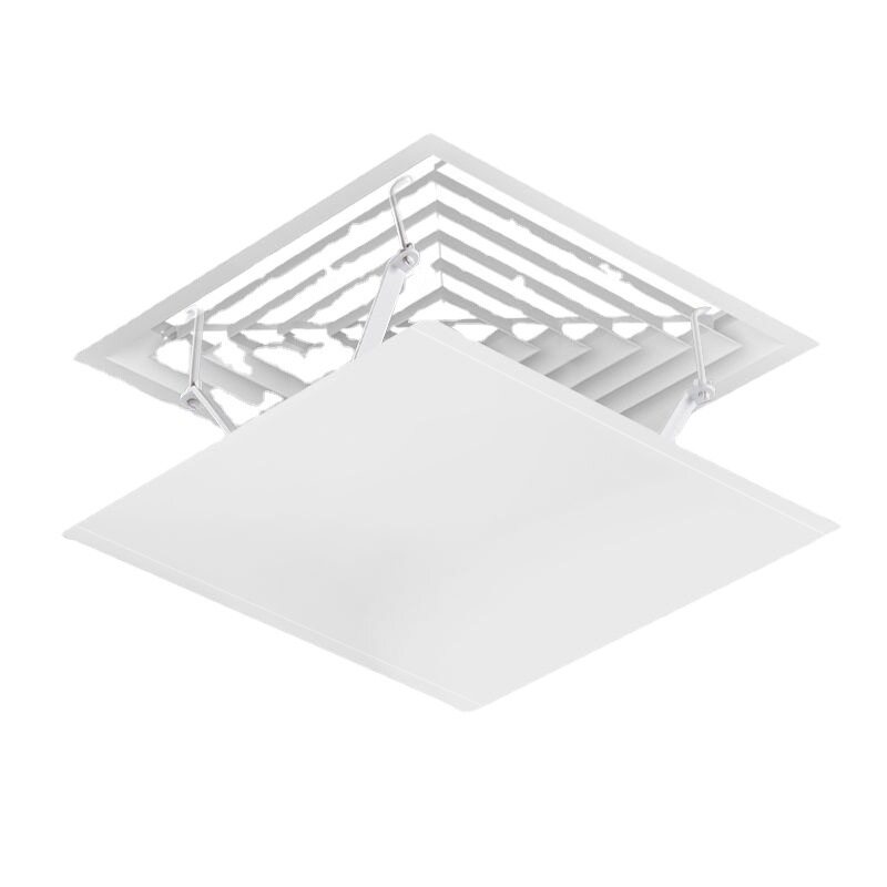 极速中央空调挡风板办公r室风管天花板嵌入型空调正方形出风口防