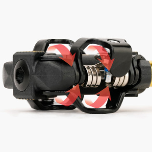 极速山地自行车锁踏超轻碳纤维尼龙复合培E林M520M540锁片代替自