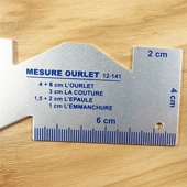 Seam Quilting Measuring 极速Precision Gauge Metal TailZor
