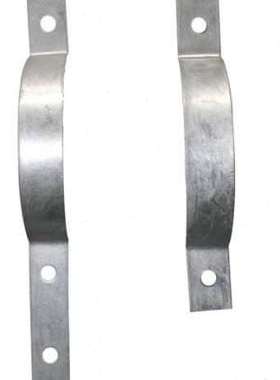 极速西 aQ2 5扁铁单长尾抱箍3电力固定P附件 热镀箍抱锌Z