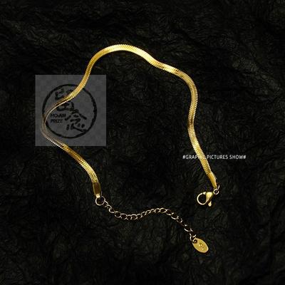 极速。Le blade foot chain titanium steel matOerial fadeless