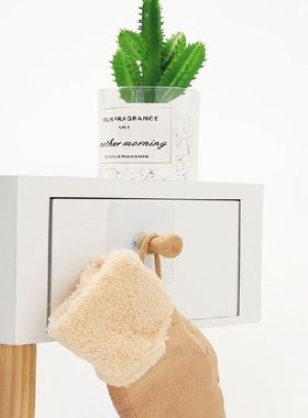 极速Wooden Door Knobs Nail-free Cabinet Handle FurnituZre Pu