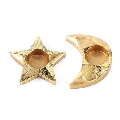 极速Nordic Style Resin Moon Star Candle KHolder Aromatherapy