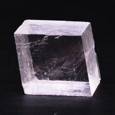 极速天然水晶石方解石矿石摆件透明冰H洲石双折射原石儿童宝石标