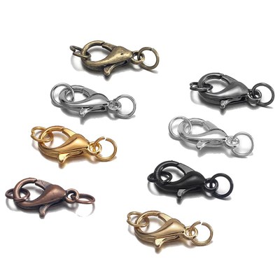 极速8colors 200pcs Rings+100pcs Clasps Set NLobster Clasp Op