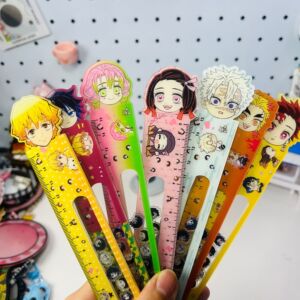 鬼灭之刃周边亚克力直尺可爱