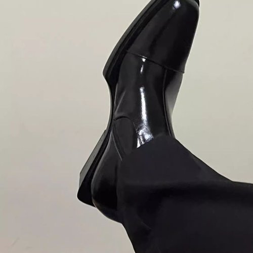 马丁靴男高帮冬季2025新款工装短靴英伦风软皮中帮男士切尔西靴子