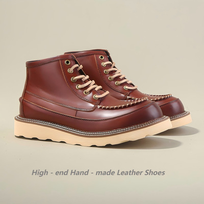 马丁靴男真皮防滑耐磨875工装靴增高休闲休闲保暖鞋透气高帮男靴