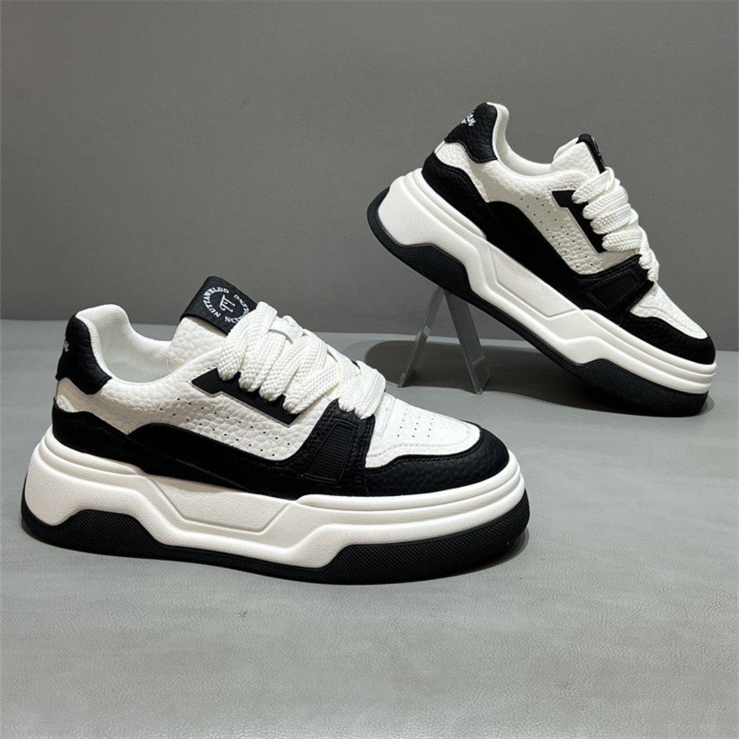 空军一号小白鞋男款2026冬季新款百搭休闲鞋韩版百搭厚底低帮板鞋,流行男鞋,时尚休闲鞋,淘宝优惠券,粉丝福利购,淘宝优惠卷