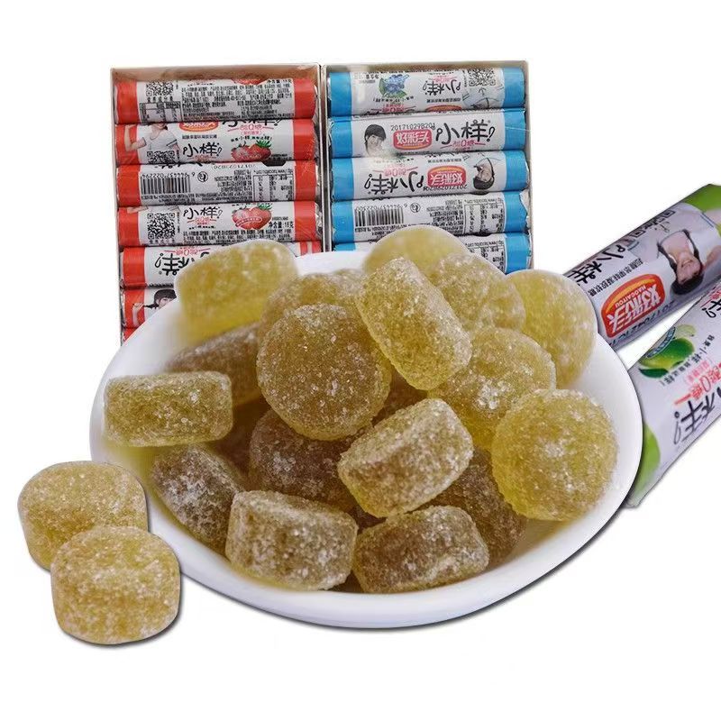 包邮  好彩头小样酸Q糖盒装混合口味Q水果橡皮糖果汁软糖儿童零食