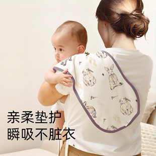 新思威尔新生婴儿纯棉拍嗝巾A类防吐奶柔软垫肩背巾口水巾长方巾