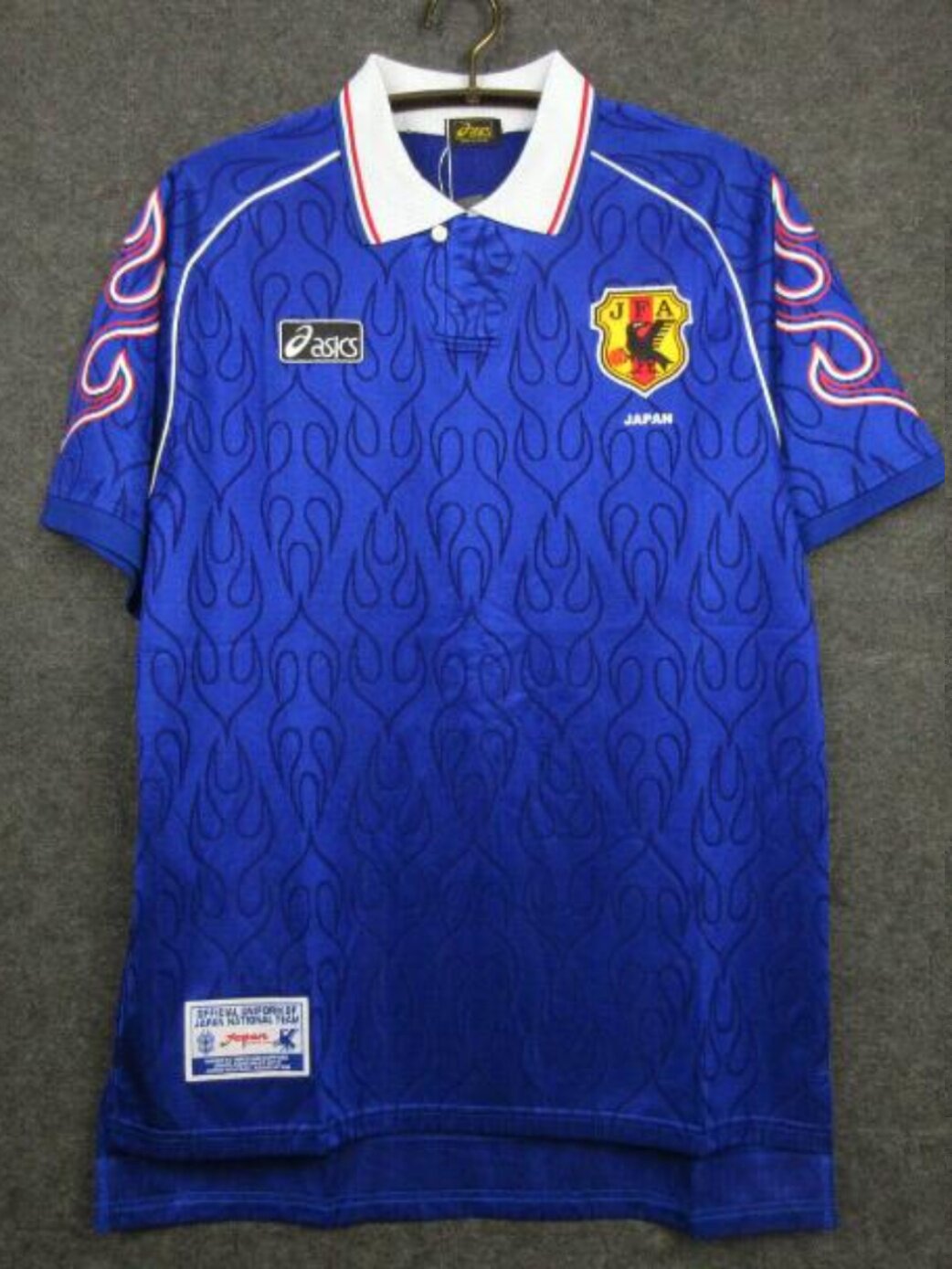 Japan 1998 Nakata Jersey: Flame Sleeves Retro Kit - Product image 3