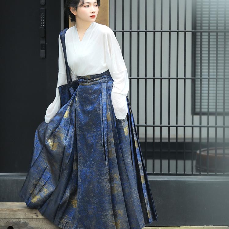 知则2025新款春季马面裙日常通勤