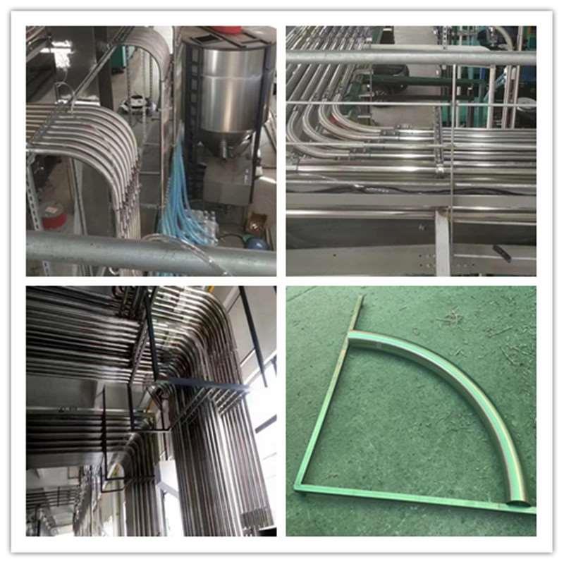 定制304/316L不锈钢卫生级大弯头90度内外镜面焊接弯管