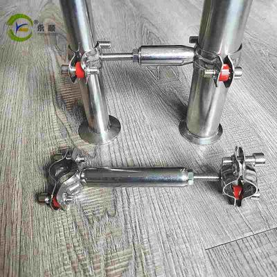 304不锈钢管支架可调节升降双层托架管夹卡下水管道固定卡箍墙扣