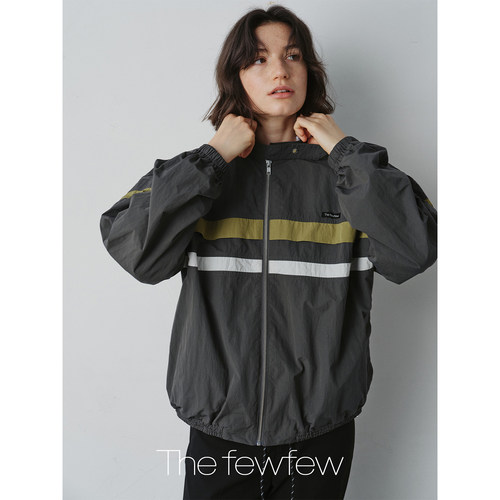 Thefewfew撞色拼接棉立领夹克