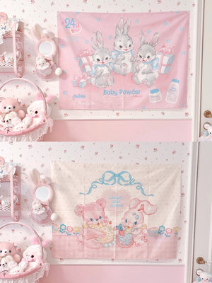 绵羊商店联名挂布墙布原创可爱