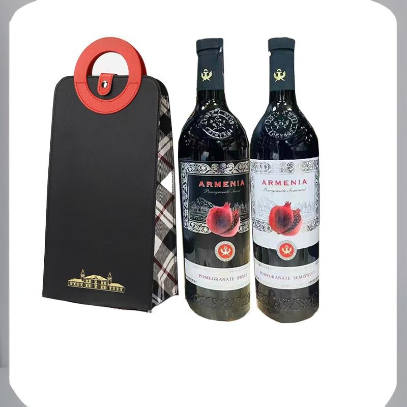 亚美尼亚原装进口半甜石榴酒红葡萄750ml甜红酒女士酒高品质礼品