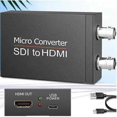 3G sdi转hdmi转换器摄像机3GSDI转HDMI高清信号转换HDSDI同时输出