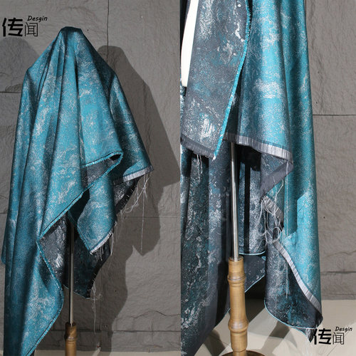 传闻涤纶服装设计师布料中国风