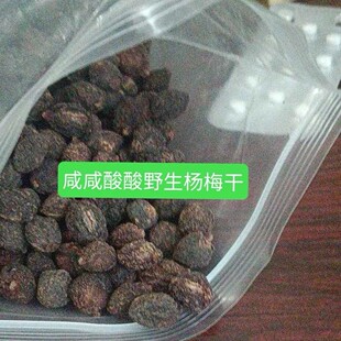 咸酸土杨梅干江西赣南深山野生杨梅干货农家晒制咸酸杨梅干果霜