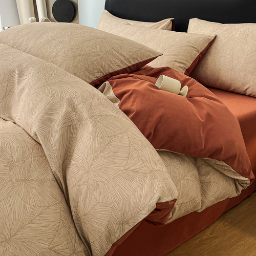 秋冬160支长绒棉加厚全棉四件套