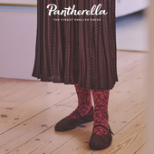 款 英国Pantherella联名款 埃及丝光棉袜女士中筒袜花纹四季 SDW354