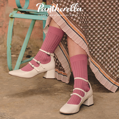 英国Pantherella女士中筒棉袜