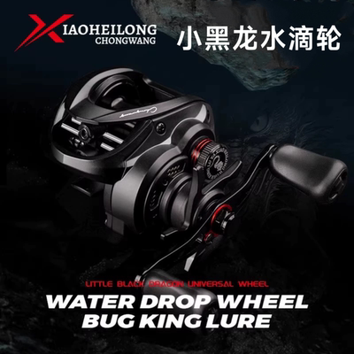 新款虫王小黑龙水滴轮泛用远投轮