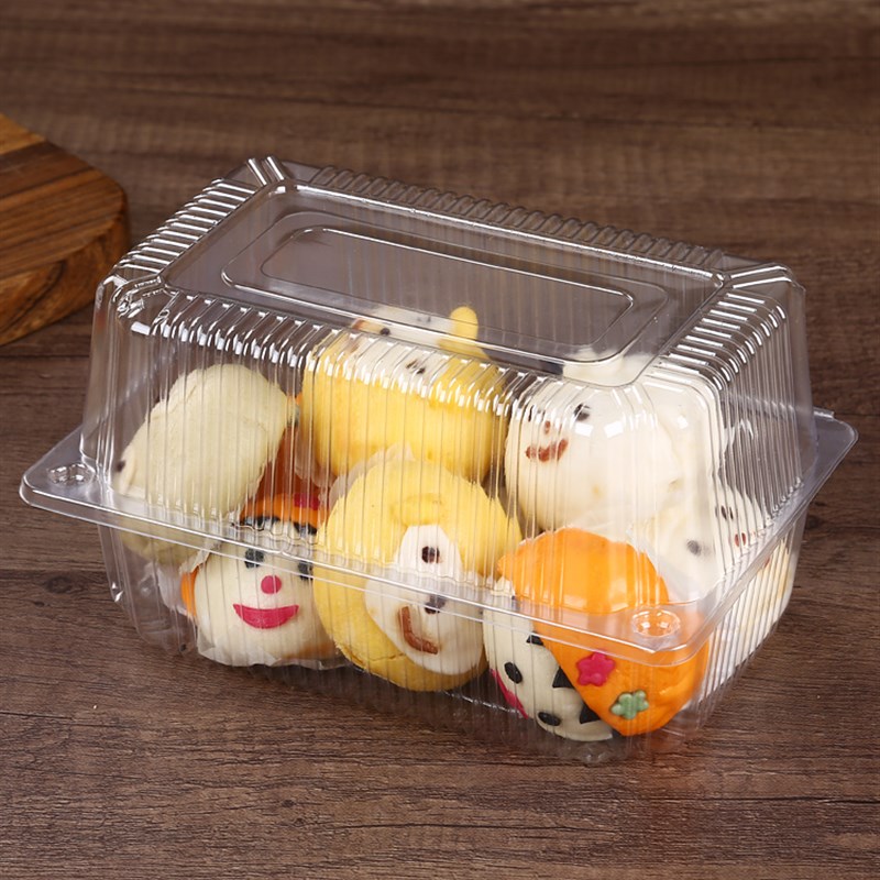 速发一次性透明盒料商果西点塑蛋糕包装长方形蔬用经济吸塑多用盒