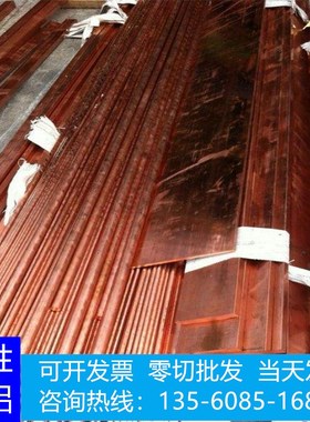 速发现货供应C110铜棒C11000铜板纯铜Cu-FR铜C圆棒红HCu-ETP铜排