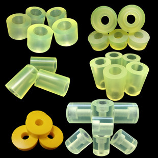 速发p酯胶套胶管聚氨u空心棒橡胶减震垫密封圈防撞柱限位挡块加工