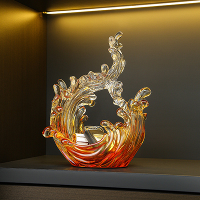 速发风生水起收件摆纳入户玄关客厅电视柜轻奢装居品乔迁新饰礼物