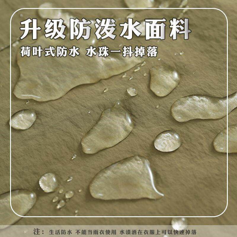 速发交叉带超薄围裙厨房家用防水透气餐饮高级感可拆卸擦手巾围腰