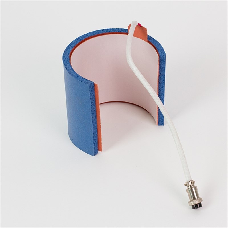 速发11OZ摄氏烤杯加热垫杯热垫矽胶发垫印杯模具烤杯机发热垫杯垫