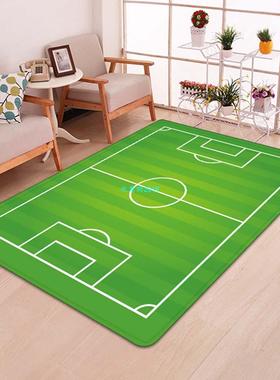 速发Crtive Cpets Ttes Footba Field Prit Frot Etcare