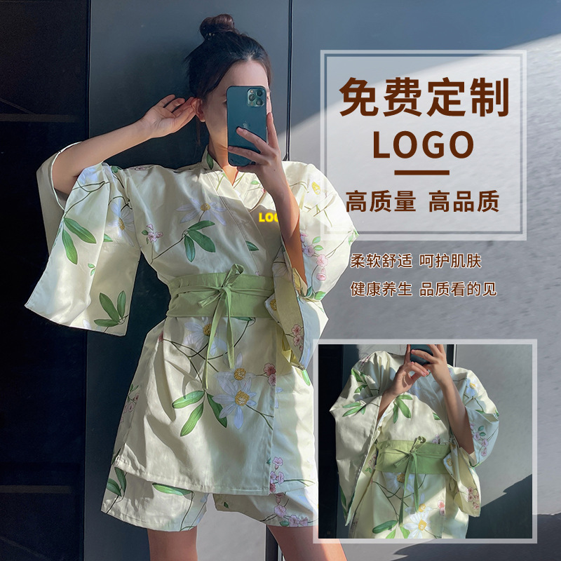 和服日式睡袍浴袍家居服25新款小和服洗浴汤泉情侣女款男款浴服