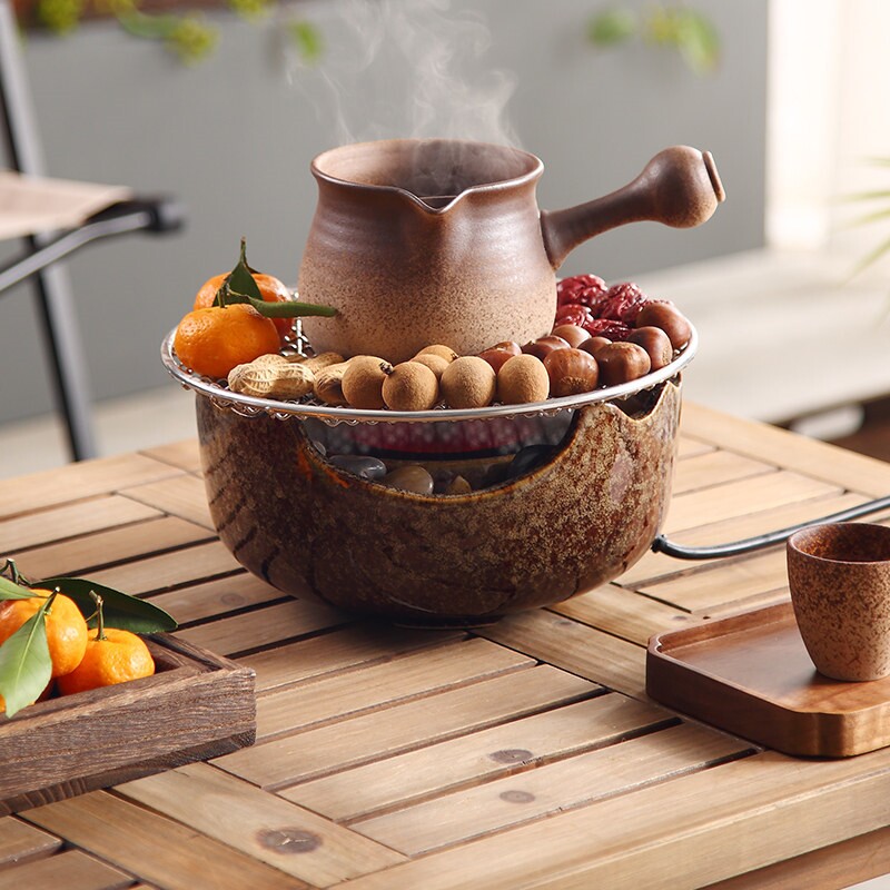 围炉煮茶陶壶煮茶器罐罐电围炉家