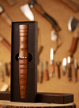 G&B大马士革钢VG10双刃水果刀削皮刀瓜果刀露营便携小刀具花纹钢