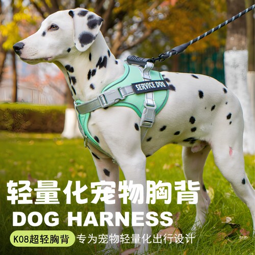 福莱希蒙淼遛狗牵引绳防爆冲背带中大型犬胸背拉布拉多金毛拴狗绳
