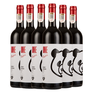 奔富一号红酒联名Human Made系列中国熊猫干红葡萄酒750ml*6整箱