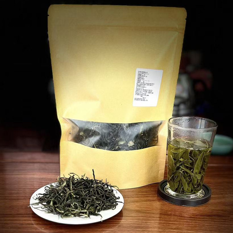 信阳毛尖产区特色绿茶大叶茶老粗茶机采茶口粮茶便宜实惠浓香型