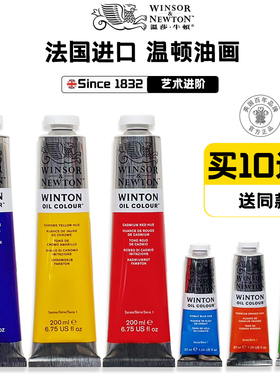 法国原装进口温莎牛顿油画颜料温顿油画颜料24色艺术家专用高级单支37ml 200ml铝管装大支油彩颜色全色套装