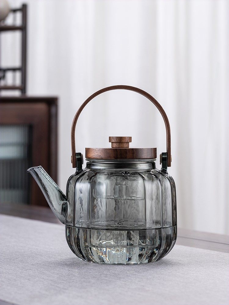 玻璃煮茶壶2023新款泡茶家用加厚茶具提梁烧水壶电陶炉耐高温养生