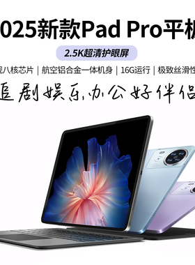 次日达2025新款ipad平板电脑办公绘画学习游戏娱乐二合一超清护眼