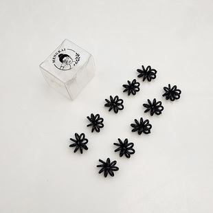 品旭儿童迷你黑色电话线发圈头绳皮筋宝宝发圈女童扎头发小号发绳