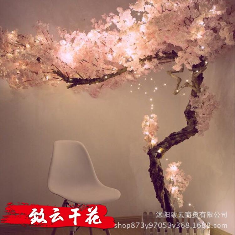 致云婚庆道具仿真桃花树 仿真许愿树仿真大树植物仿真樱花树